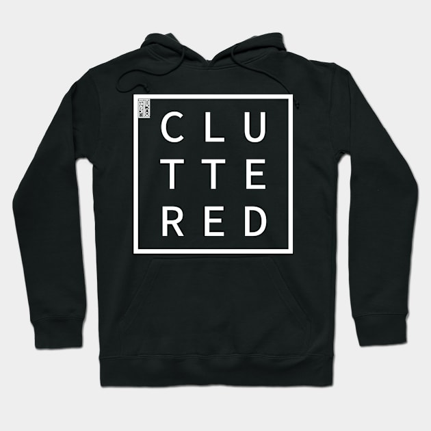 CLUTTERED Define Me Word Simple Classic Square Box Hoodie by porcodiseno